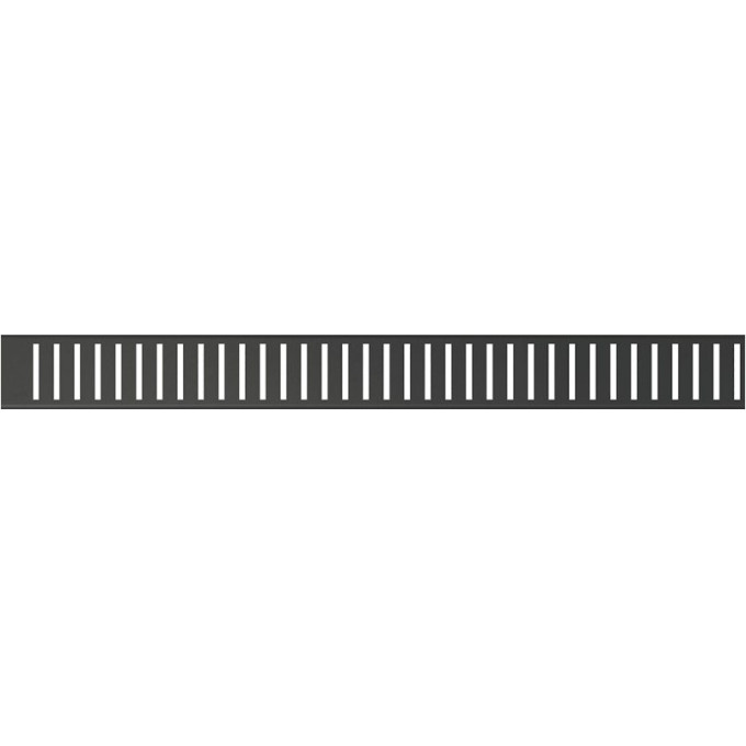 Решетка ALCAPLAST PURE-650BLACK для водоотводящего желоба